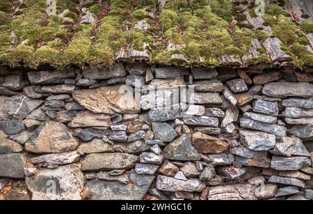 Il vecchio muro di gomma Foto Stock