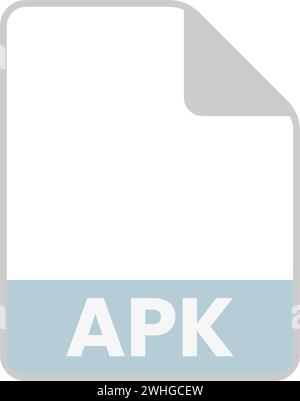 icone semplici di vari tipi di file Illustrazione Vettoriale