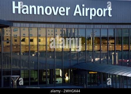 Aeroporto internazionale di Hannover, la capitale della bassa Sassonia Foto Stock