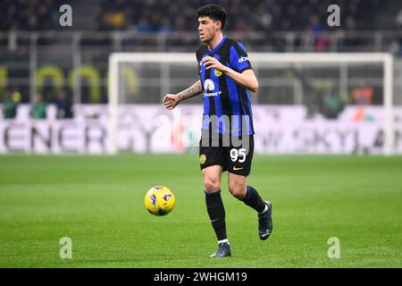 Durante la partita di serie A tra FC internazione e Juventus, allo Stadio San Siro, il 4 febbraio 2024 a Milano Foto Stock