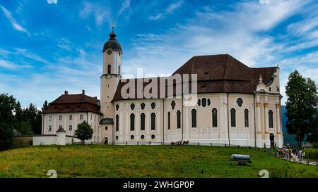 Wieskirche - Chiesa nel Wies Foto Stock