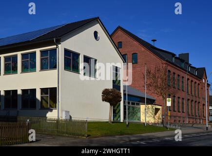 Scuola elementare al mercato di Walsrode, bassa Sassonia Foto Stock