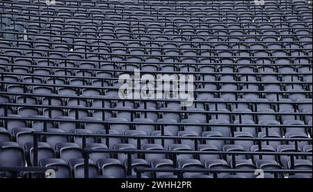 Londra, Regno Unito. 10 febbraio 2024. Posti a sedere al Tottenham Hotspur contro Brighton & Hove Albion EPL Match, al Tottenham Hotspur Stadium, Londra, Regno Unito, il 10 febbraio 2024. Crediti: Paul Marriott/Alamy Live News Foto Stock