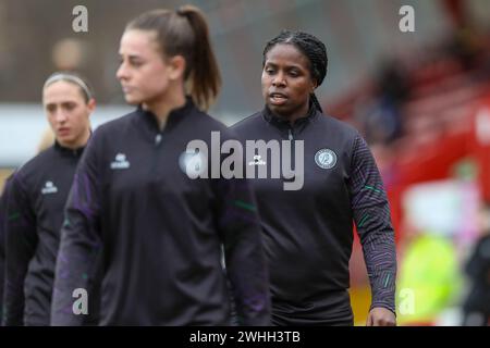 Crawley, Regno Unito. 21 gennaio 2024. Satara Murray durante la partita WSL tra Brighton e Bristol City. Foto Stock