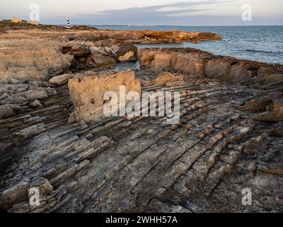 Cava tradizionale di arenaria Foto Stock