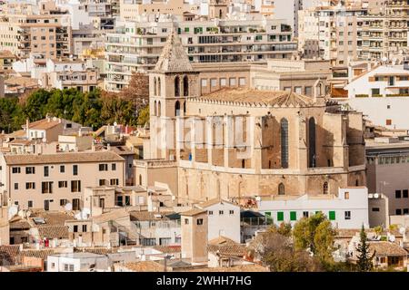 Chiesa parrocchiale di Santa Creu Foto Stock