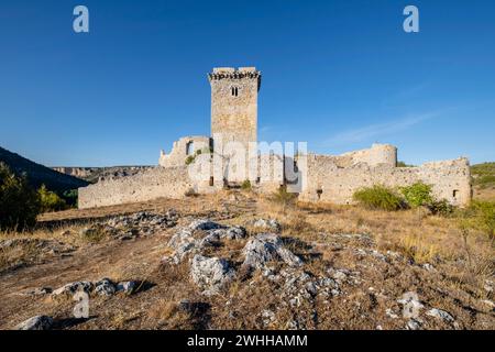 Castillo de Ucero Foto Stock