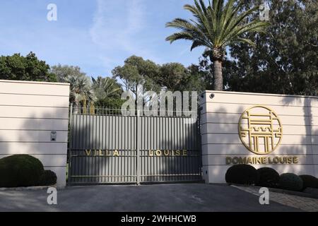 10 febbraio 2024. Meteo, viaggia da febbraio alla primavera a Gigaro Plage, la Croix-Valmer, Francia - Villa Louise - Domaine Louise - Credit Ilona Barna, BIPHOTONEWS, Alamy Live News Foto Stock