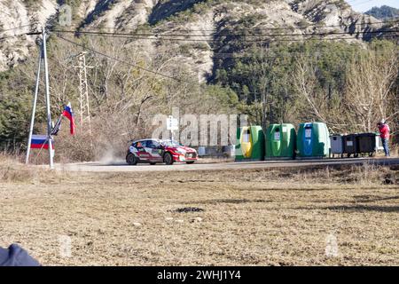 WRC Rally Monte Carlo 2024 Foto Stock