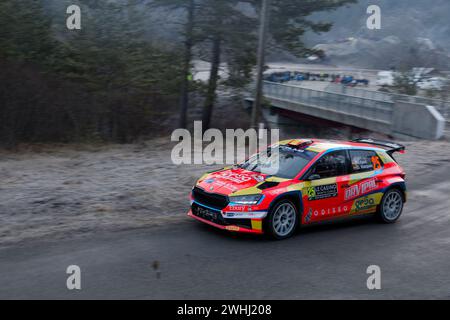 WRC Rally Monte Carlo 2024 Foto Stock