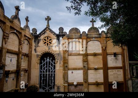 Andratx cimitero comunale Foto Stock