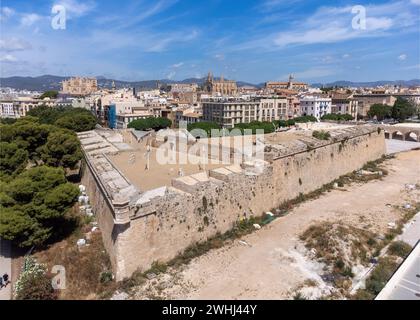 Bastione di principe e quartiere di la Calatrava Foto Stock