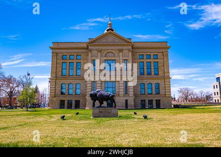 Il centro amministrativo di Cheyenne, Wyoming Foto Stock