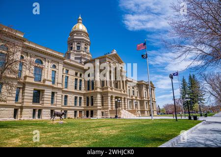 Il centro amministrativo di Cheyenne, Wyoming Foto Stock