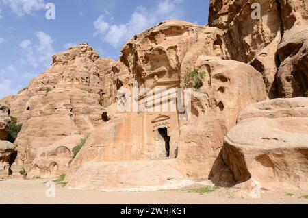 la piccola petra in giordania Foto Stock