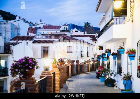 Pittoresco villaggio di Mijas. Costa del Sol, Andalusia, Spagna Foto Stock