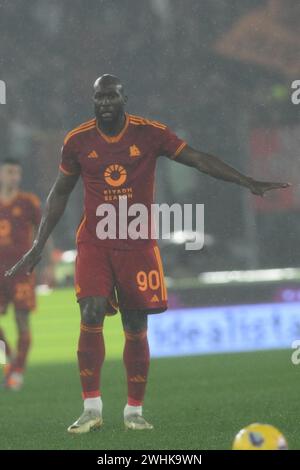 Roma, Italia,10 febbraio 2024 r90 gesti durante la partita di serie A tra AS Roma vs FC Internazionale Credit:Agostino Gemito/ Alamy Live News Foto Stock