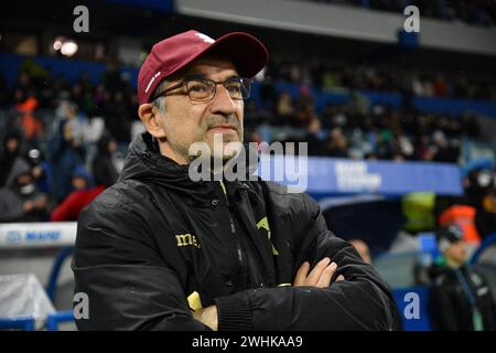 Reggio Emilia, Italia. 10 febbraio 2024. Foto massimo Paolone/LaPresse 10 febbraio 2024 - Reggio Emilia, Italia - sport, calcio - Sassuolo vs Torino - Campionato italiano di calcio serie A TIM 2023/2024 - Stadio Mapei Cittˆ del Tricolore. Nella foto: Ivan Juric 10 febbraio 2024 Reggio Emilia, Italia - sport, calcio - Sassuolo vs Torino - Campionato Italiano di calcio di serie A 2023/2024 - Stadio Mapei. Nella foto: Ivan Juric credito: LaPresse/Alamy Live News Foto Stock