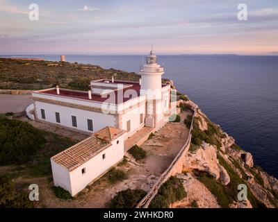 Faro di Cap Blanc costruito nel 1862 Foto Stock