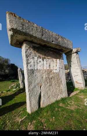 Sito preistorico di TalatÃ­ de Dalt Foto Stock