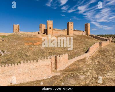 Fortezza di Molina de los Caballeros Foto Stock