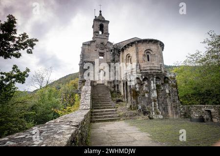 Monastero di San Juan de Caaveiro Foto Stock