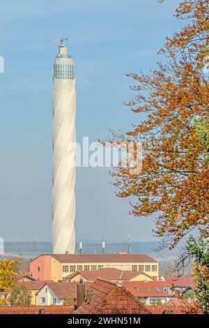 Torre di prova per ascensori Rottweil, Baden-WÃ¼rttemberg Foto Stock