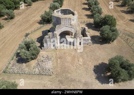 Documentazione dell'Abbazia di San Bruzio Foto Stock