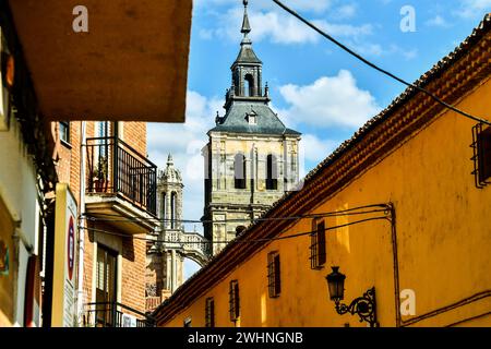 Vista di dettaglio della città spagnola di Astorga a leon in spagna. Foto Stock