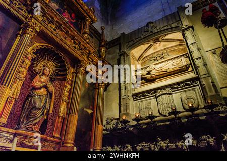 Tomba del beato Ramon Llull Foto Stock