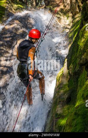 Torrente es Freu. Orientare Foto Stock