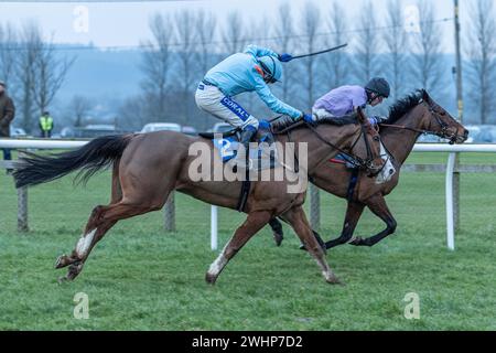 Sesta gara a Wincanton, 2 marzo 2022 Foto Stock