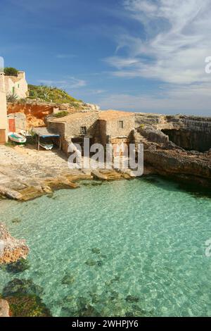 S'Almunia (CalÃ³ des Macs). Santanyi. Migjorn.Mallorca.Baleares.EspaÃ±a.. Foto Stock