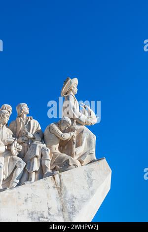 Il Monumento alle scoperte a Lisbona, Portogallo Foto Stock