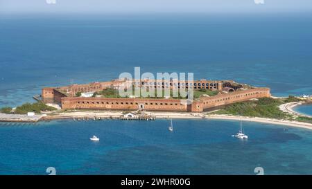 Fort Jefferson, Garden Key, Dry Tortugas National Park, Florida Foto Stock