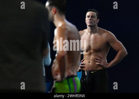 Doha, QAT. 11 febbraio 2024. In azione durante i Campionati mondiali di nuoto Doha 2024 - sport- nuoto -Doha (Qatar) 11 febbraio 2024 (foto di Gian Mattia D'Alberto/LaPresse) credito: LaPresse/Alamy Live News Foto Stock