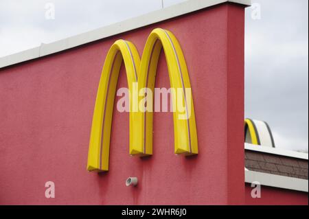 Il ristorante Mac Donalds è ovunque Foto Stock