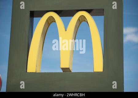 Il ristorante Mac Donalds è ovunque Foto Stock
