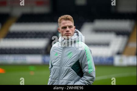 Paisley, Regno Unito. 11 febbraio 2024; St Mirren Park, Paisley, Renfrewshire, Scozia, Scottish Cup Football, St Mirren contro Celtic; Stephen Welsh di Celtic Credit: Action Plus Sports Images/Alamy Live News Foto Stock