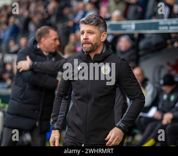 Paisley, Regno Unito. 11 febbraio 2024; St Mirren Park, Paisley, Renfrewshire, Scozia, Scottish Cup Football, St Mirren contro Celtic; St Mirren Manager Stephen Robinson credito: Action Plus Sports Images/Alamy Live News Foto Stock