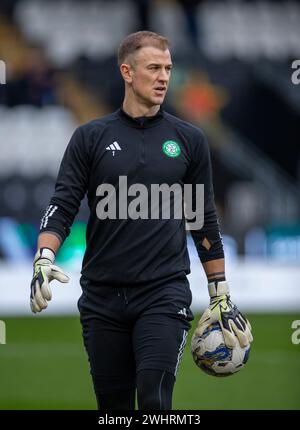 Paisley, Regno Unito. 11 febbraio 2024; St Mirren Park, Paisley, Renfrewshire, Scozia, Scottish Cup Football, St Mirren contro Celtic; Joe Hart del Celtic durante il warm up credito: Action Plus Sports Images/Alamy Live News Foto Stock