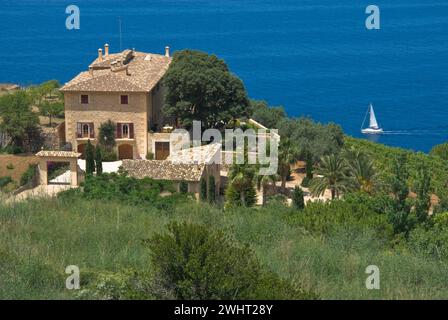 Landhpouse ner Banyalbufar sull'isola di Maiorca Foto Stock