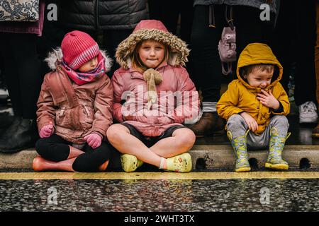 Newcastle upon Tyne, Regno Unito. 11 febbraio 2024. Capodanno cinese a Newcastle upon Tyne. Crediti: Thomas Jackson/Alamy Live News Foto Stock