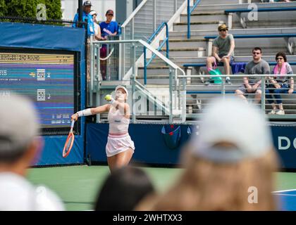 New York, NY USA 8/30/2023 Lauren Davis partecipa ai campionati US Open di tennis Foto Stock