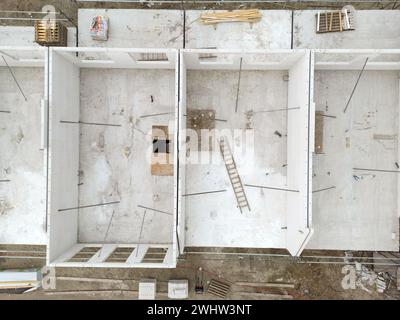 Costruzione di nuove case ecocompatibili, Velserbroek, Olanda Foto Stock