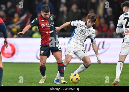 Genova, Italia. 11 febbraio 2024. Foto Tano Pecoraro/LaPresse 11 febbraio 2024 Genova, Italia - sport, calcio - Genova vs Atalanta - Campionato di calcio serie A TIM 2023/2024 - Stadio Luigi Ferraris. Nella foto: Malinovskyi ruslan11 febbraio 2024 Genova, Italia - sport, calcio - Genova vs Atalanta - Campionato Italiano di serie A 2023/2024 - Stadio Luigi Ferraris. Nella foto: Malinovskyi ruslan credito: LaPresse/Alamy Live News Foto Stock