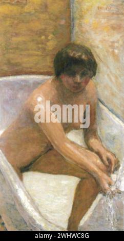 Pierre Bonnard - Nu dans la baignoire Foto Stock