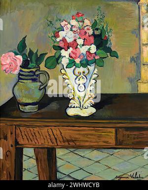 Suzanne Valadon - tavolo Deux Bouquet de Fleurs sur une Foto Stock