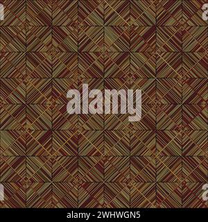 Design con motivo vettoriale africano tribale senza cuciture per la stampa Illustrazione Vettoriale
