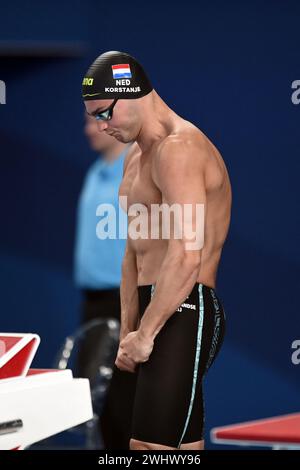 Doha, QAT. 11 febbraio 2024. In azione durante i Campionati mondiali di nuoto Doha 2024 - sport- nuoto -Doha (Qatar) 11 febbraio 2024 (foto di Gian Mattia D'Alberto/LaPresse) credito: LaPresse/Alamy Live News Foto Stock